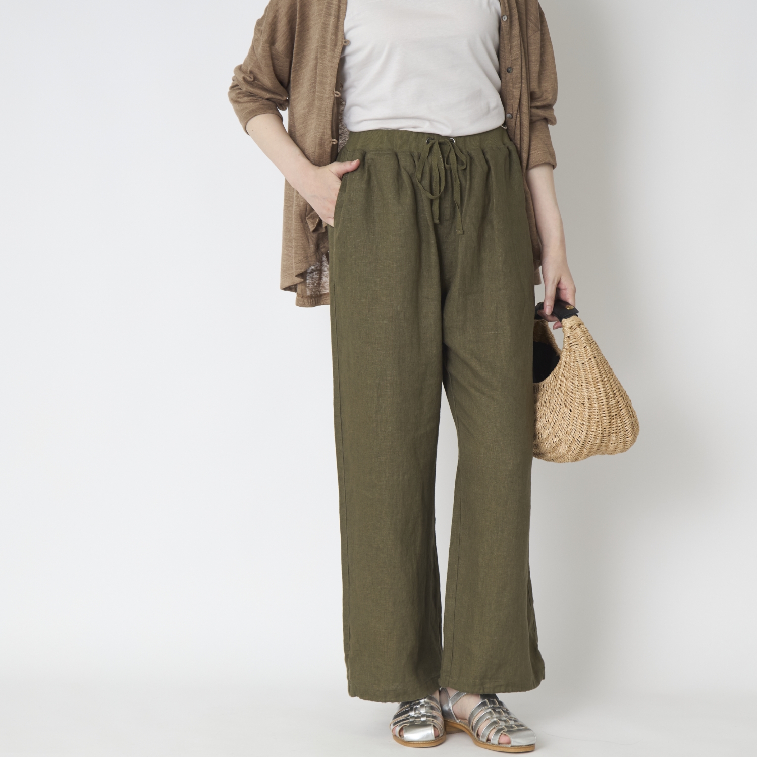 gauze リネンシルク サンダースコート SALE30%OFF】Gauze#(ガーゼ)リネンシルク サンダース コート